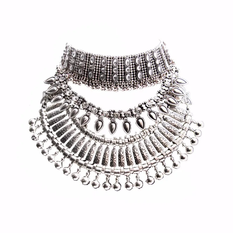 Choker Necklaces For Women Collier Femme Pendant Collar Statement Bijoux Fashion Jewelry Chocker Maxi Boho Vintage Necklace