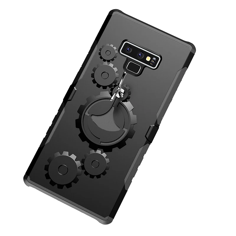 Бронированный чехол с подставкой для Samsung Galaxy S7 edge S8 S9 Plus Note 8 9 10 шт. жесткий