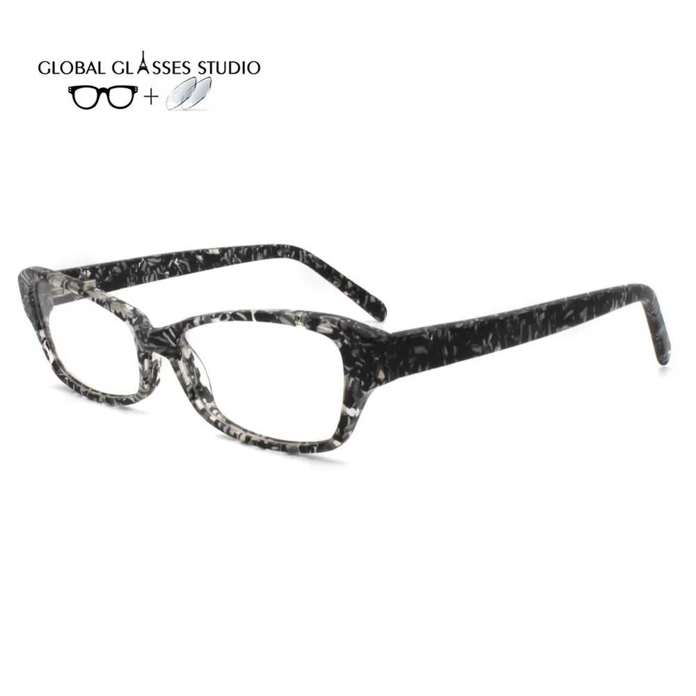 

RM0415 Men Acetate Glasses Frame Eyewear Eyeglasses Reading Myopia Prescription Lens Index 1.56