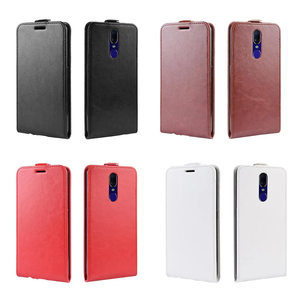 Чехол для телефона OPPO F11 Pro откидная задняя крышка из искусственной кожи