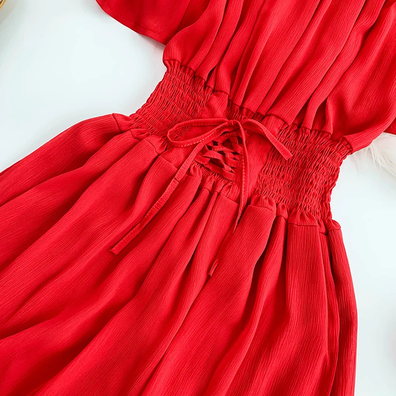 2019 новые модные женские комбинезоны с воротником без бретелек расклешенными