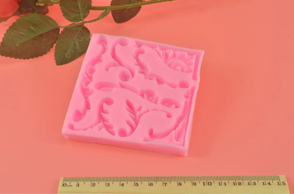 Инструменты для приготовления пищи 3D винтажные Цветочные силиконовые формы