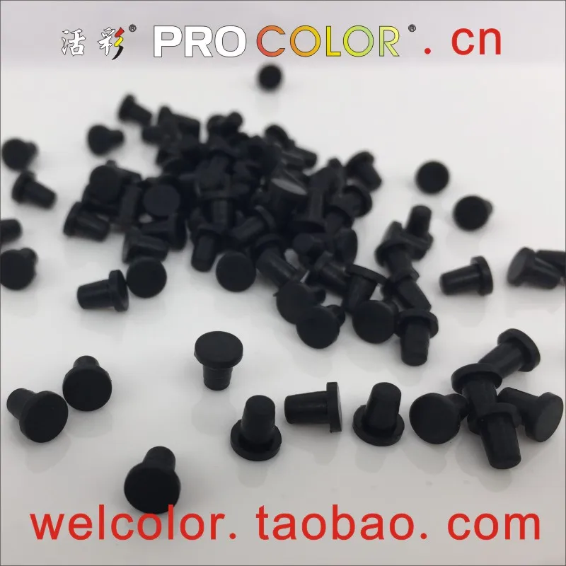 Black Color Т-образным ремешком на цельных высоких темп конических концевых обеспечивает плотное прилегание с силиконовой резиновой пробкой уплотнение штекер трубки 3 мм 3,3 3 3,0 3,1 1/" мм отверстие - Цвет: Black Color