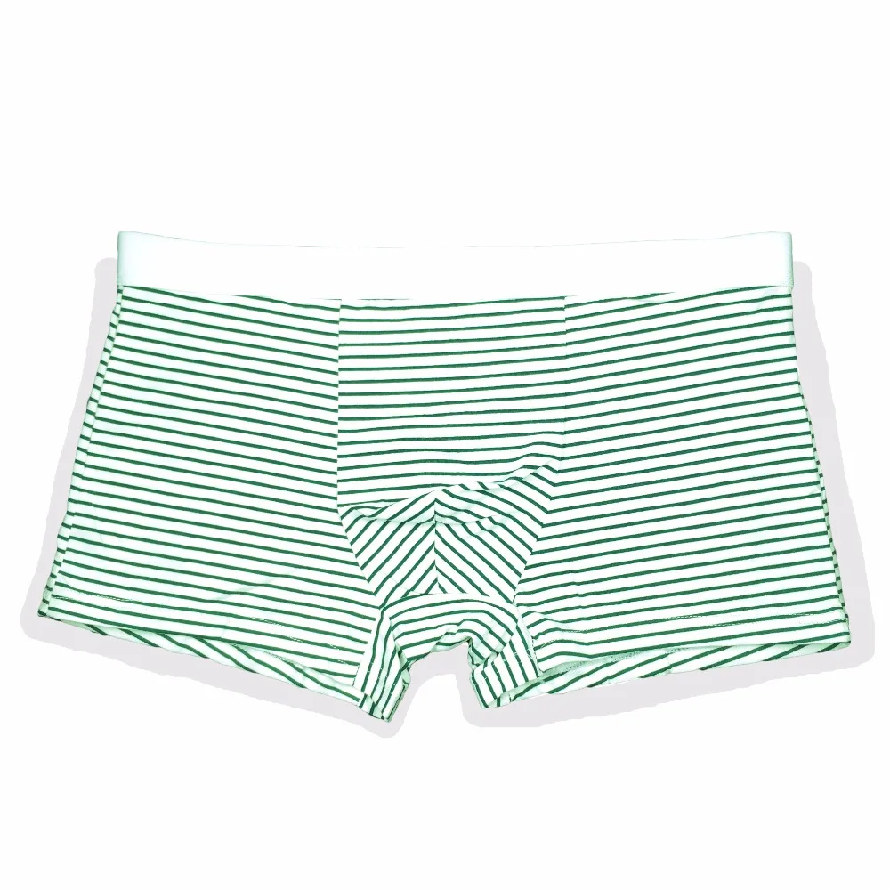 Мужские трусы боксеры в полоску из модала|gay short shorts|modal trunkcasual underwear |