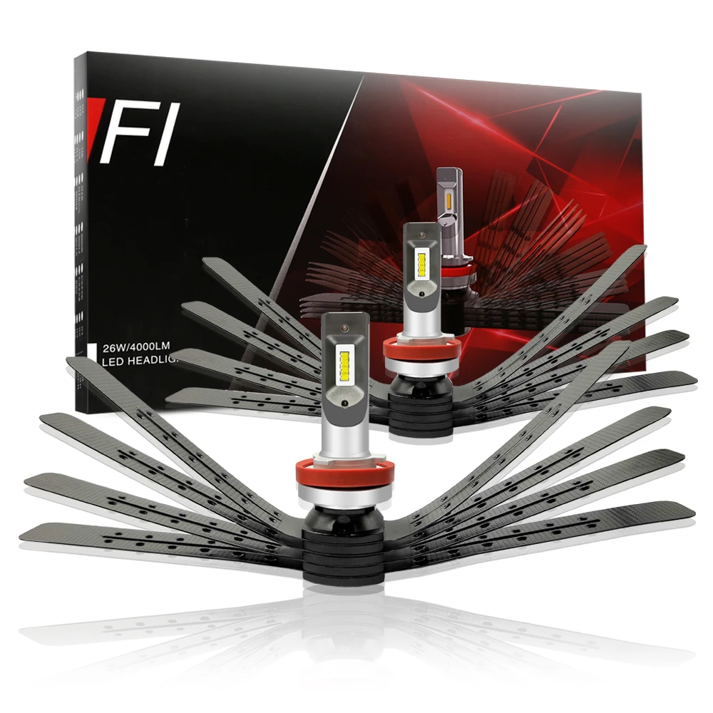 F1 супер яркий автомобильный головной светильник s H7 H4 led H8/H9/H11 HB3/9005 HB4/9006 Авто 6500K