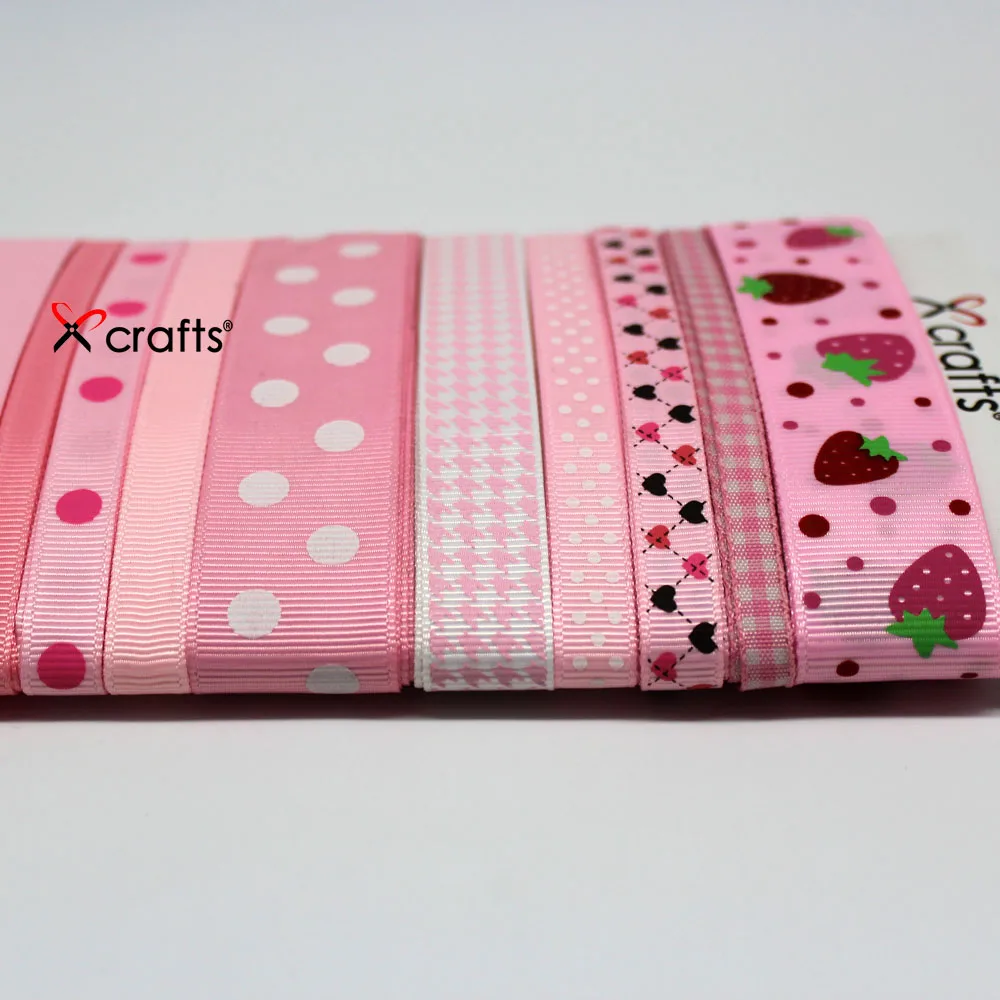 PPCrafts розовый цвет s атлас/корсаж/печатная лента смешанный набор для детских