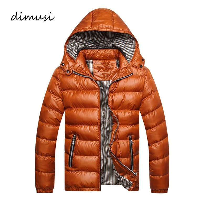 DIMUSI Winter Men Jacket Fashion Cotton Thermal Thick Parkas Male Casual Outwear Windbreaker Hoodies Brand Clothing 5XL,TA253