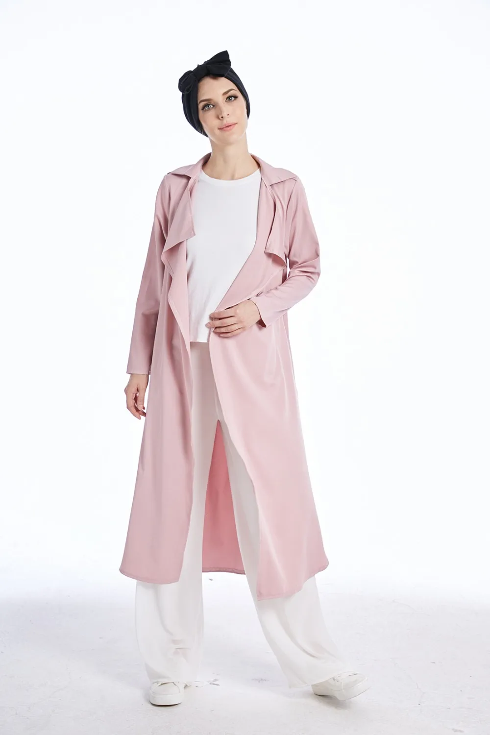 

Fashion Muslim Abaya Outwear Open Coats Cardigan Jacket Kimono Long Robe Gowns Jubah Middle East Ramadan Arab Islamic Clothing