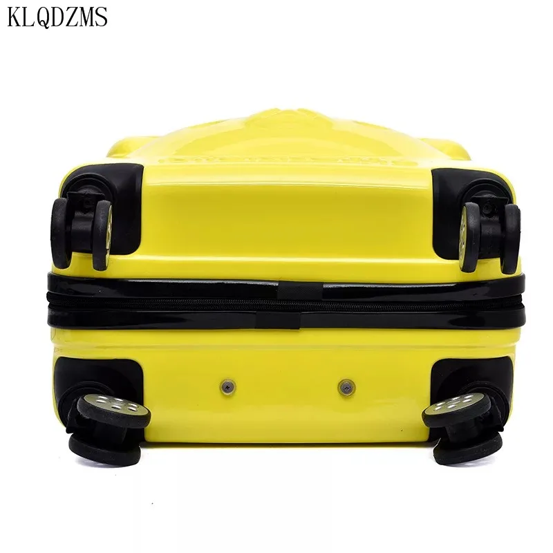 KLQDZMS мультяшный Мишка 20 дюймов ABS + PC багаж для катания на колесах детский