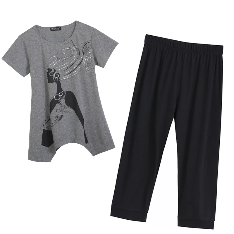 2019 Новая летняя модная женская одежда с короткими рукавами круглым вырезом