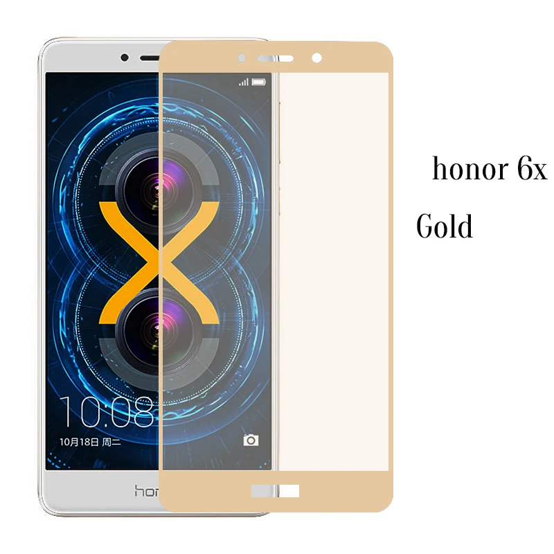 Защитное стекло для huawei Honor 6C Pro Полное покрытие Закаленное стекло Защитная пленка на Honer 6A 6X C6 A6 Hono V10 защита