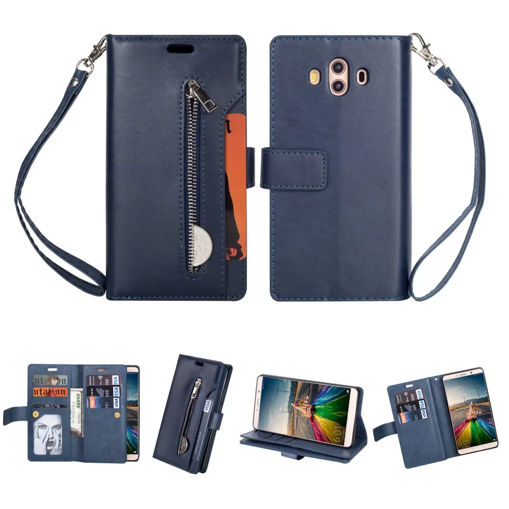 L-FADNUT для huawei P20 P30 P8 Lite mate 9 10 20 Pro Чехол-кошелек с отделением для карт кошелек с откидной подставкой Держатель для телефона из искусственной кожи чехол s