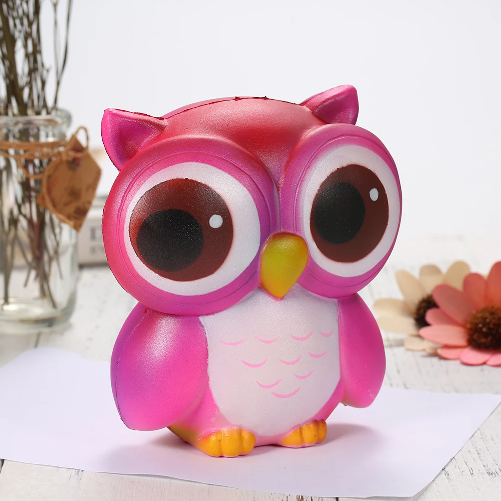 Мягкая Jumbo мультфильм оригинальная игрушка в виде радуги игрушки форме Совы