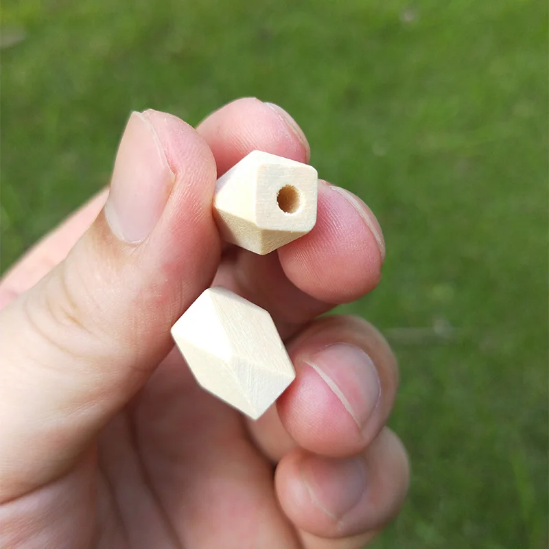 Бусины деревянные геометрические натуральный цвет 10/шт./упак. дюймов | Украшения