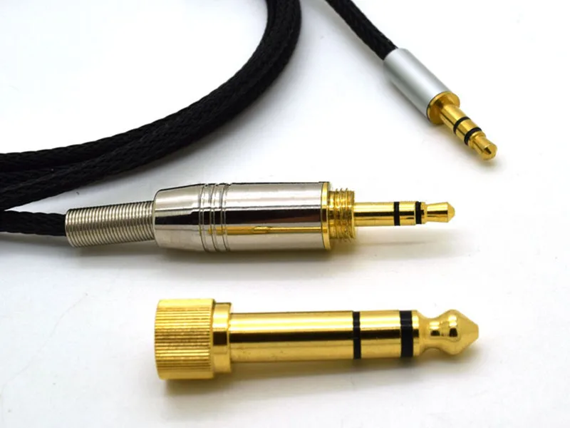 Серебряный запасной аудиокабель OFC для наушников Skullcandy дробилка AVIATOR 2 0 Hi-Fi кабель