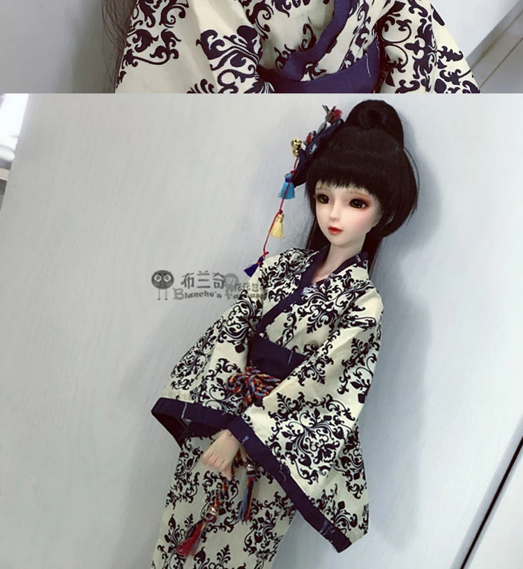 Одежда для куклы BJD/SD/детская одежда принцесса в японском этническом стиле