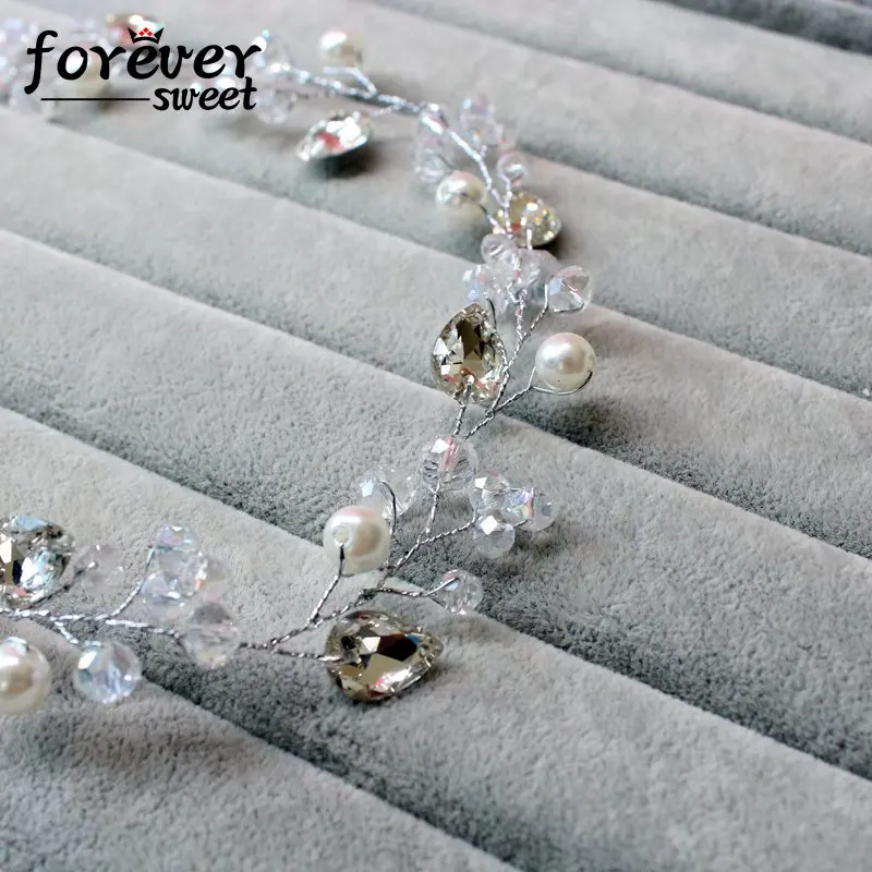 Свадебная тиара ручной работы с белыми кристаллами и жемчужинами|wedding tiara|pearl