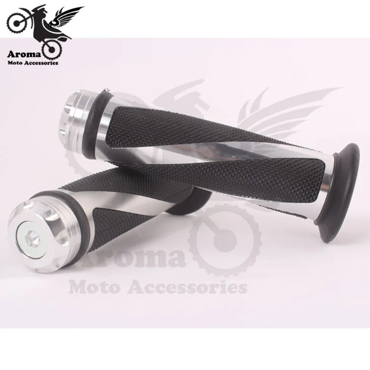

7/8" Universal motorcycle Handlebar CNC Aluminum Rubber Hand Grips for Sports Bike Handlebar Motor for yamaha motocross grips