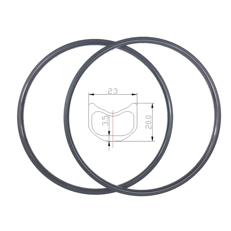 

700c 20mm tubular 23mm wide basalt brake carbon road rims 20 22 24 28 32 36 holes 3K 12k 6k Twill matte glossy