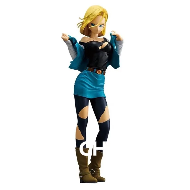 2 вида цветов DRAGON BALL Android 18 криллин жена ПВХ фигурка Коллекционная модель игрушки