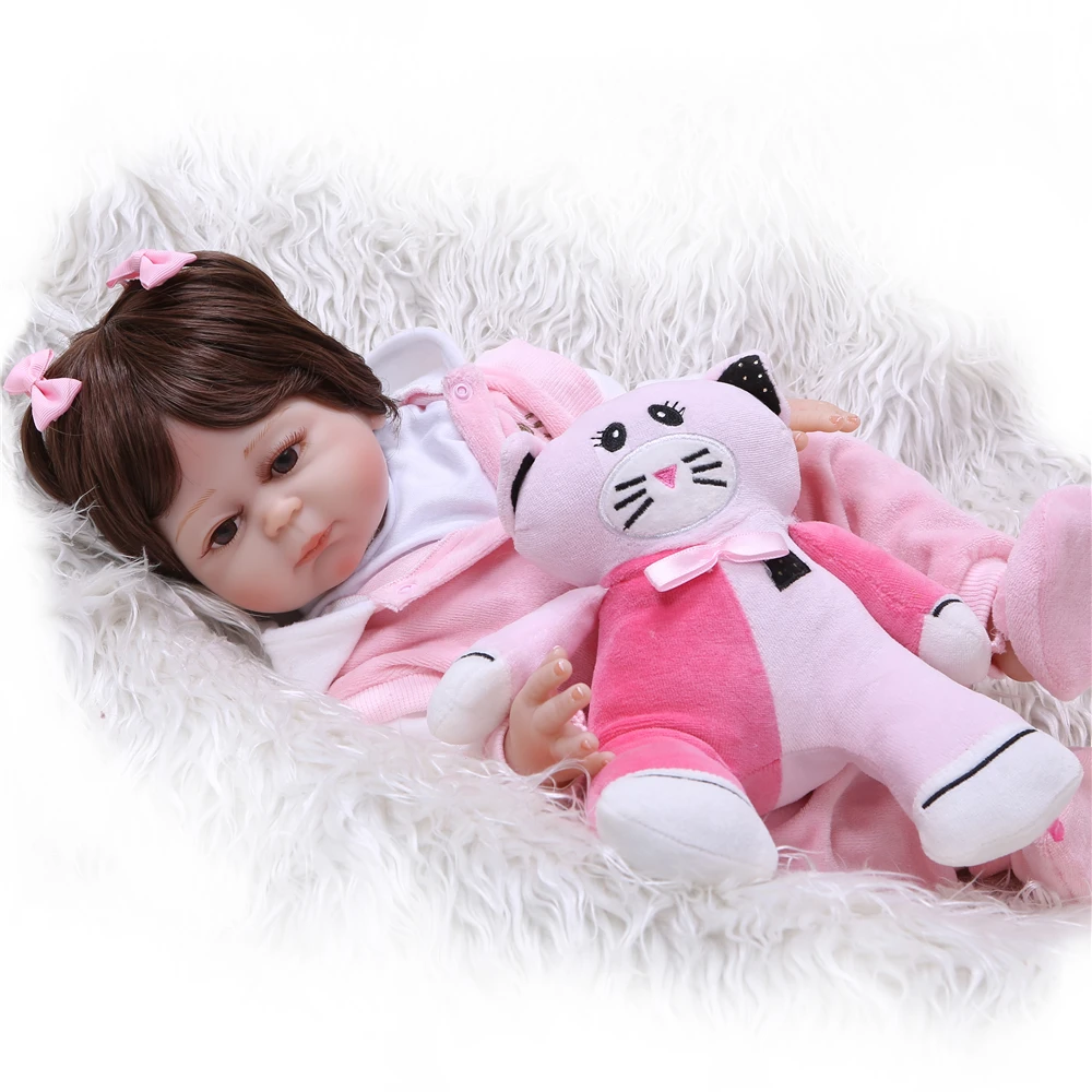 NPKCOLLECTION реалистичные 20 &quotполностью силиконовые Reborn Baby Doll Touch настоящие модные