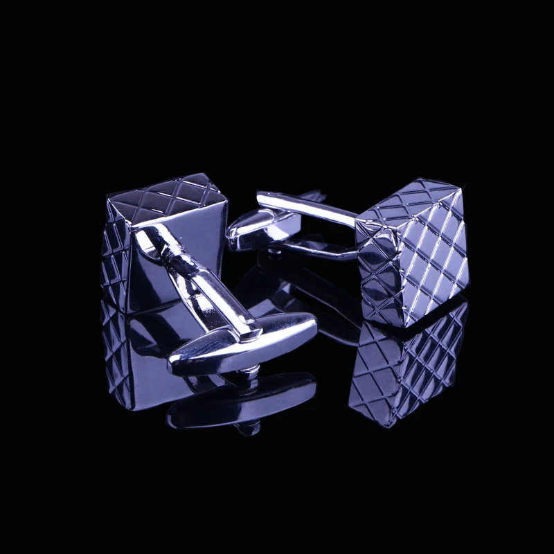 Olowu Роскошные модные Выгравированные дизайнерские запонки медные металлические