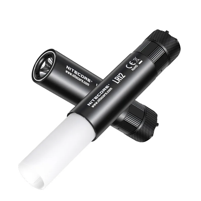 NITECORE LR12 2-в-1 выдвижной фонарь дизайн фонарик CREE XP-L HD V6 Макс 1000 люмен луч расстоянии