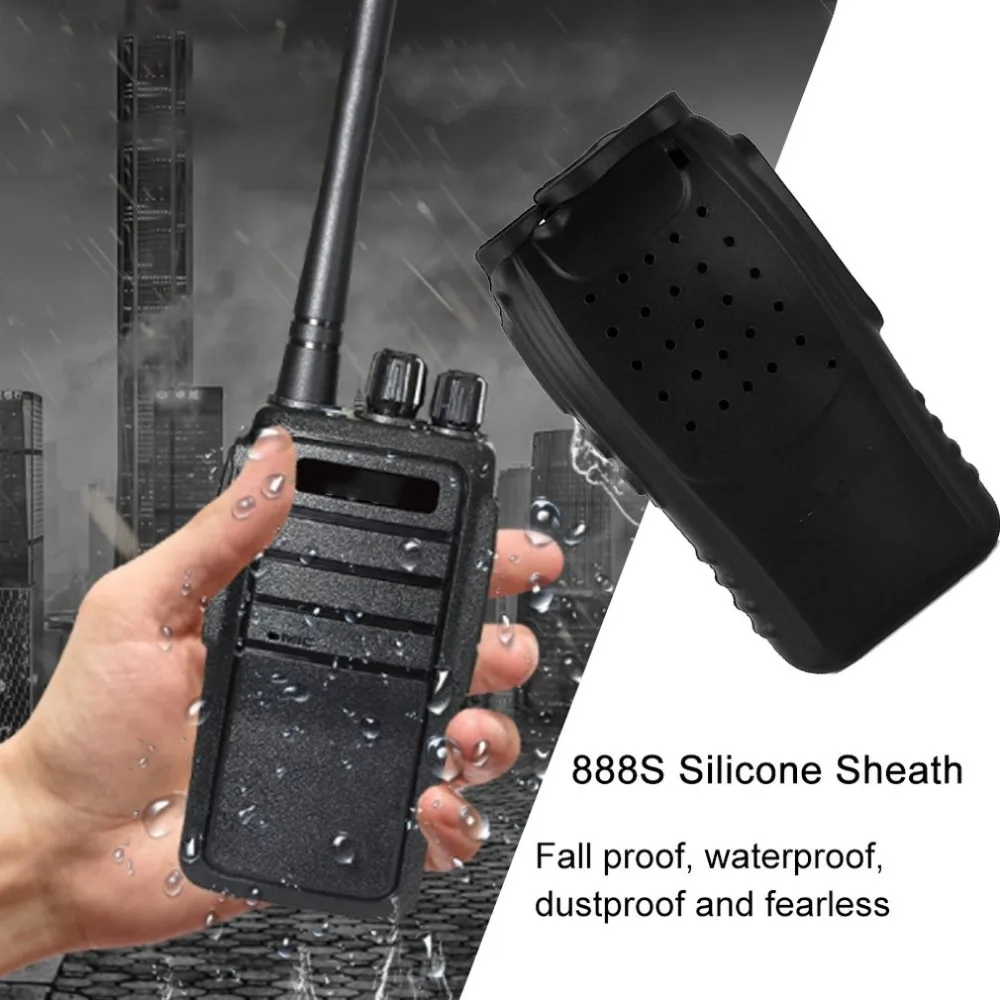 Ручной мягкий силиконовый чехол Защитный для Baofeng BF-888S 888S Retevis H777 H-777