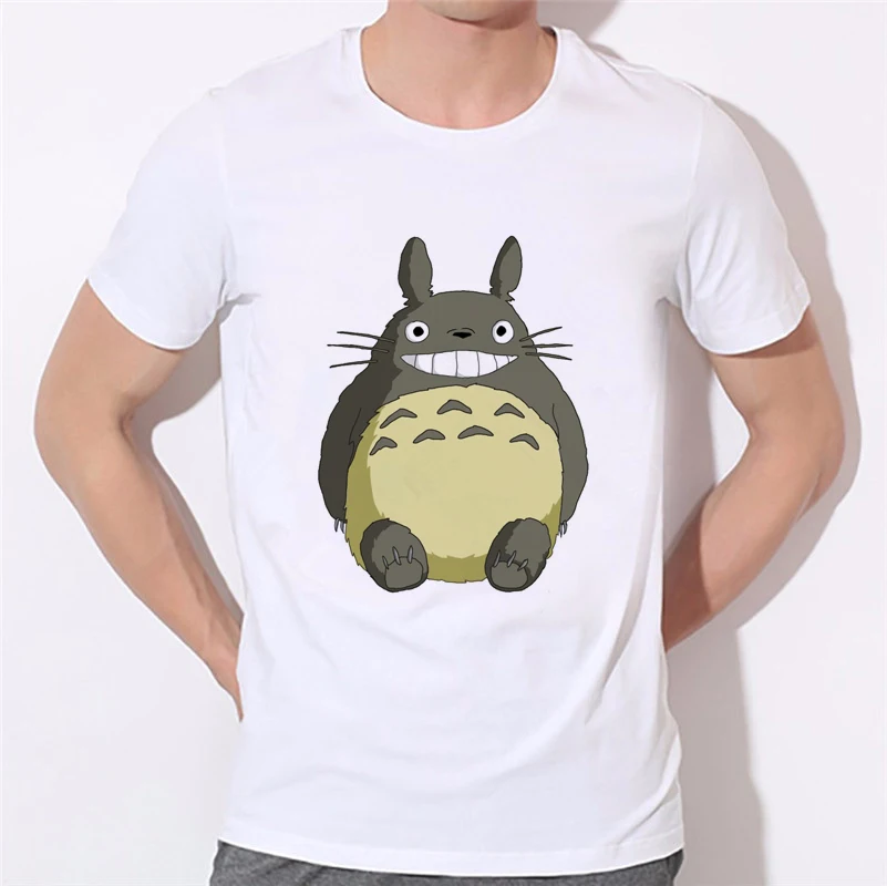 Футболка Totoro мужская с коротким рукавом модные уличные рубашки брендовые