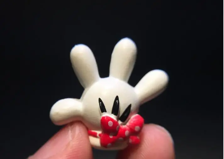 60 шт. 3 см миниатюрная голова Микки Мауса и ручная Коллекция Фигурки игрушки Маус