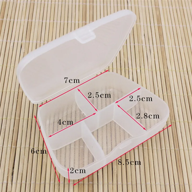 

1pcs Portable 5 Slots Transparent Pills Medicine Box Case Travel Tablet Medicine Organizer Holder