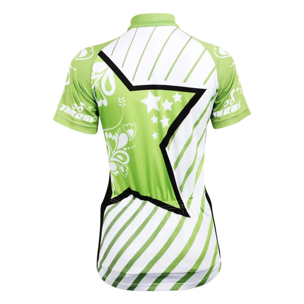 2018 Women's Short Sleeve Girls Cycling Jersey Top Quality Quick-Dry Summer Star Bike Clothing Ropa Maillot Ciclismo Yellow586 | Спорт и