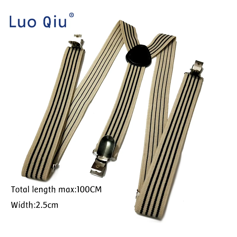 

3 Clip Buckle Suspenders Unisex Adult Men's Suits Suspenders for Women Belt Strap Adjustable Shirts Braces Hot Sale