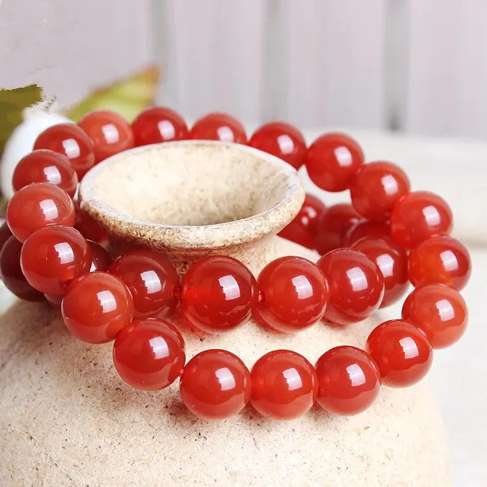Dropshipping Natural Stone 6mm-16mm Beads Bracelets Agates Elastic Stretch Fashion Jewelry For Women Gift | Украшения и