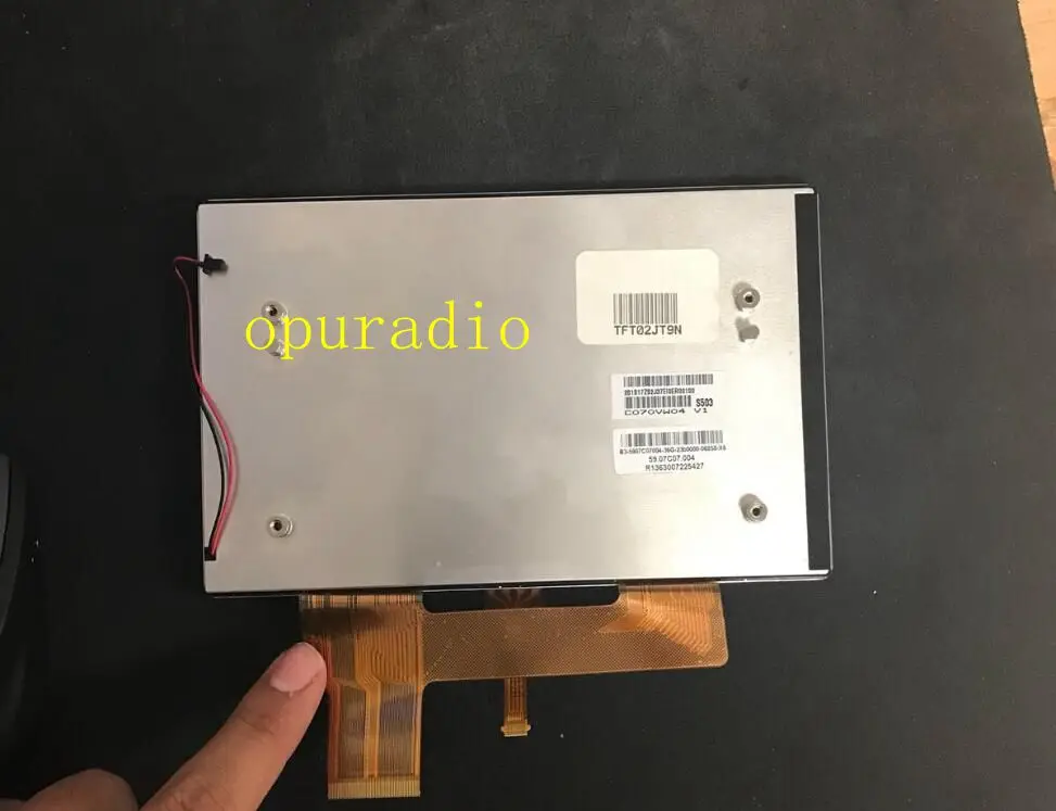 Абсолютно Новый AUO 7-дюймовый ЖК-дисплей C070VW04 V1 с сенсорным экраном TFT панель для