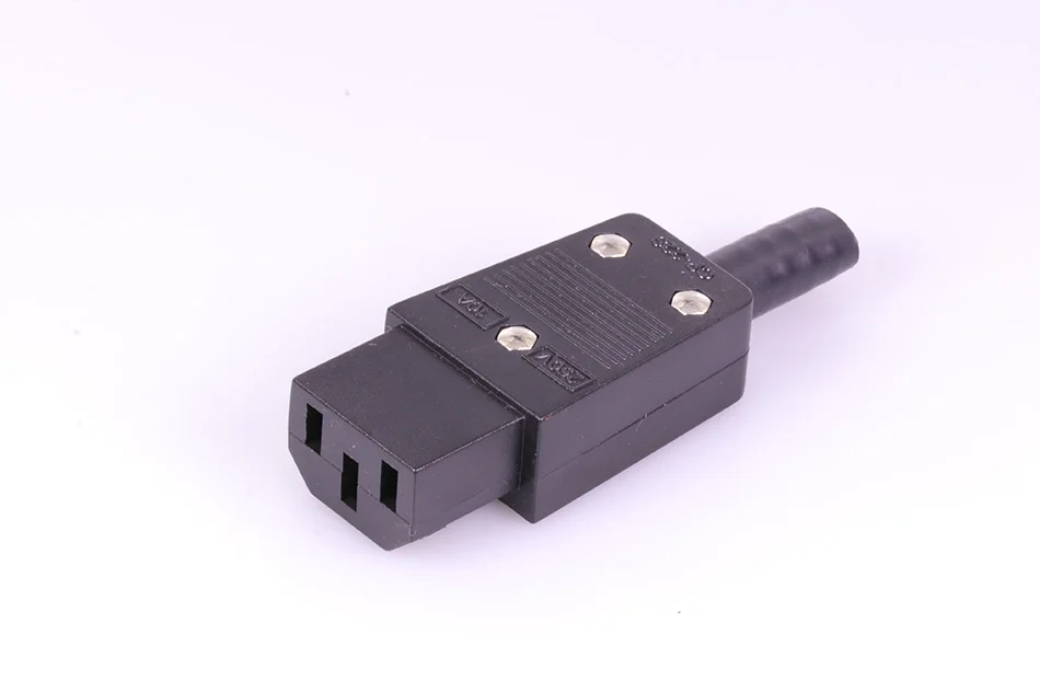 100 шт. 220 В DC/AC power jack терминал 3pin AC/DC разъем питания провода разъема мужской женский
