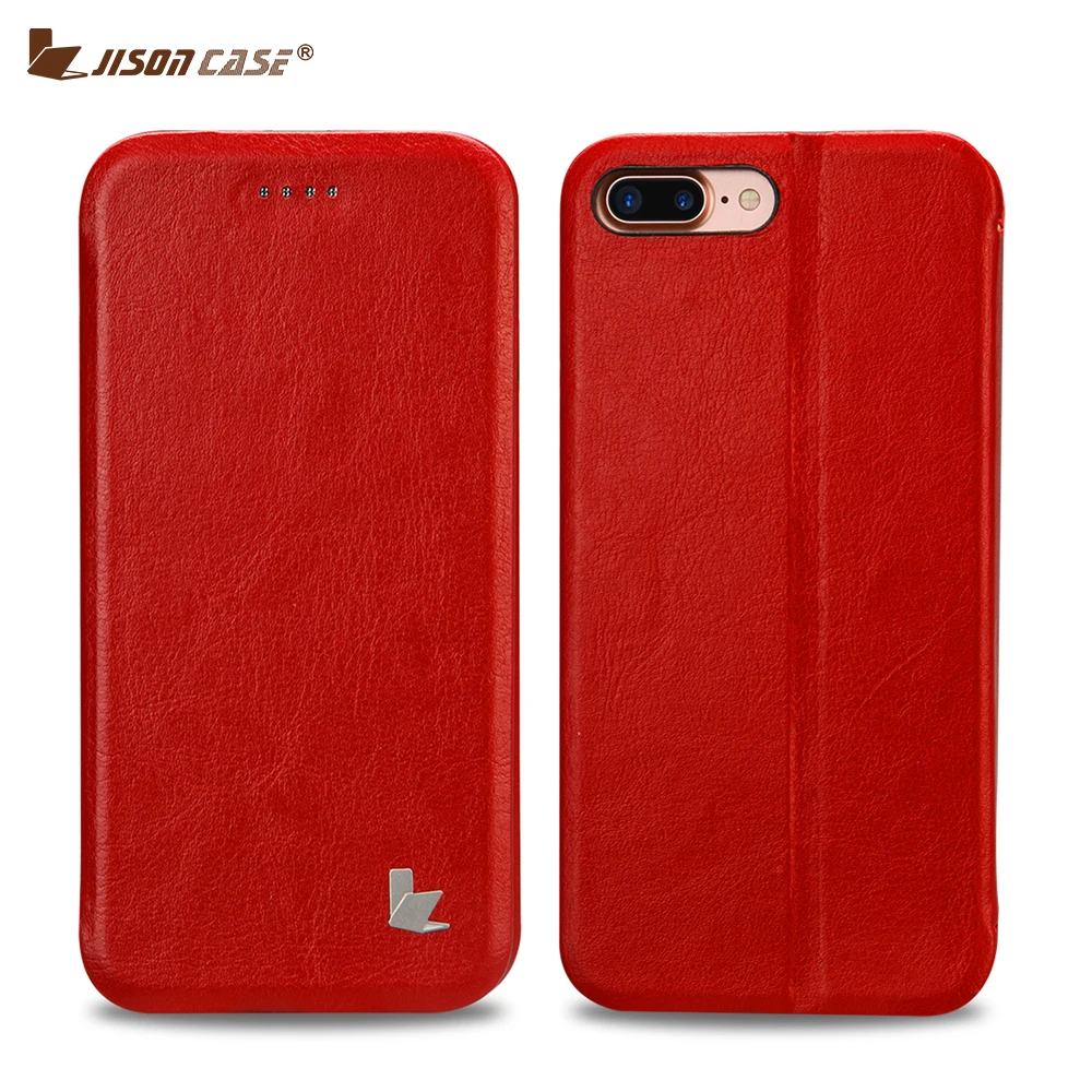 Jisoncase Чехол для iPhone 7 7 Plus флип смарт-чехол из искусственной кожи Магнитный чехол для мобильного телефона s для iPhone 7 Чехол для iPhone 7 Plus