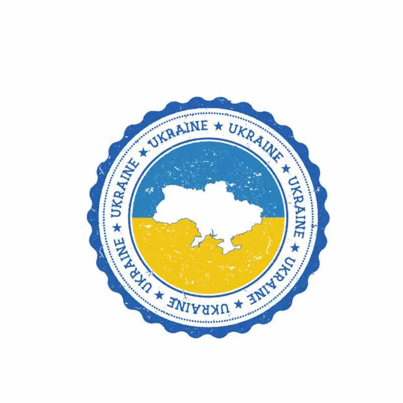 YJZT 11 2 см * стикер для автомобиля Украинки карты велосипеда креативная наклейка на