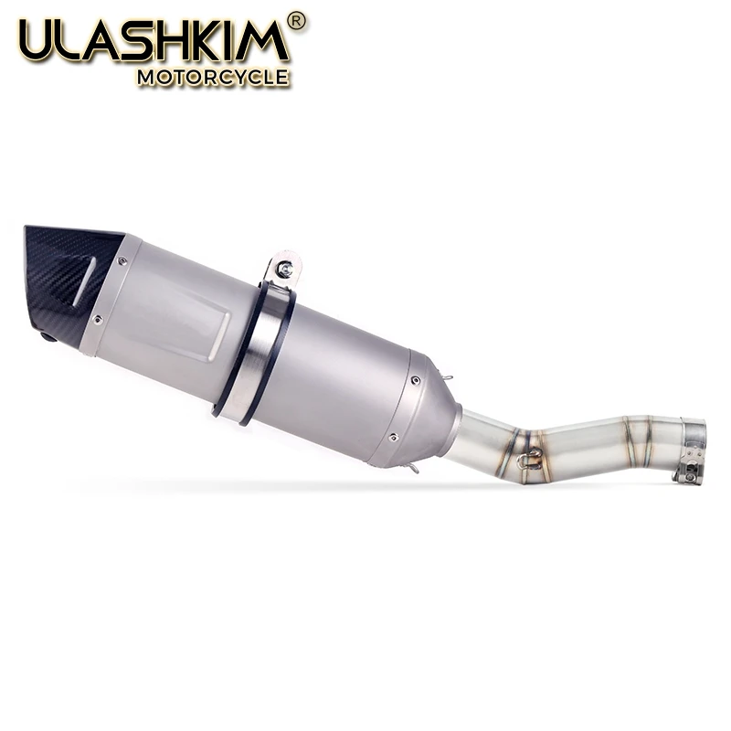 Мотоцикл Полная выхлопная средняя труба без шнуровки для Suzuki GSXR600 Gsxr700 Gsxr750 K7 GSX R700