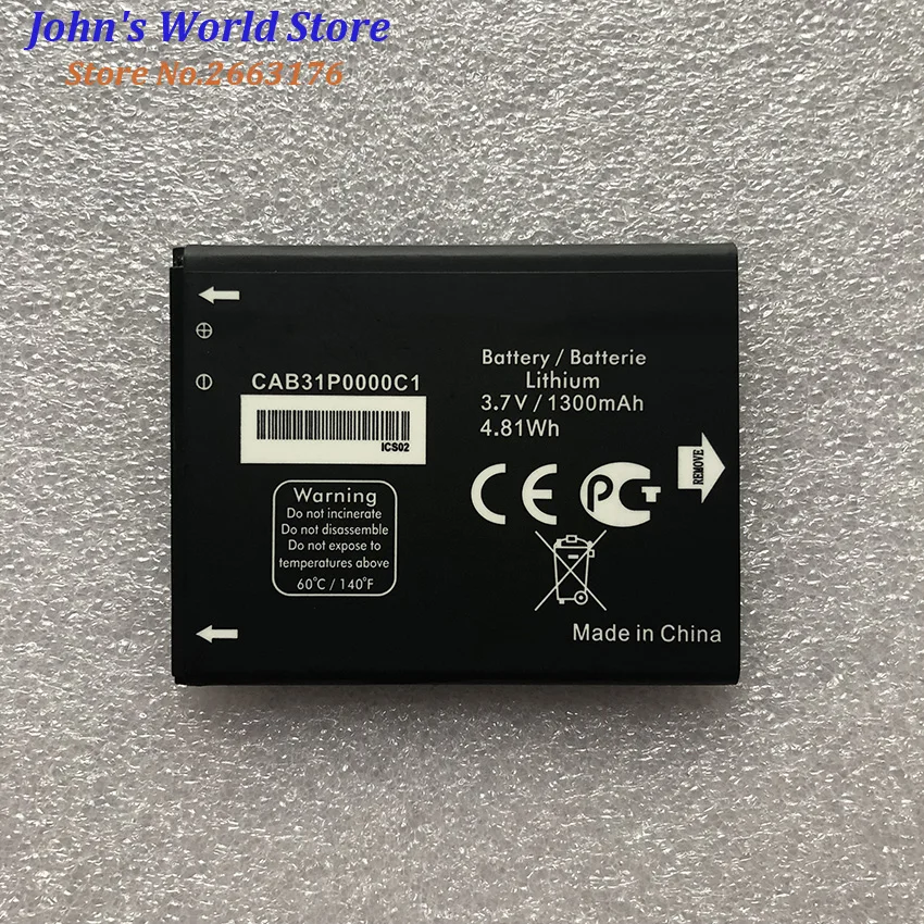 New TLI014A1 1400mAh Li-ion battery for Alcatel one touch Fire 4012 4012A 4012X CAB31P0000C1 / CAB31P0000C2 Battery | Мобильные