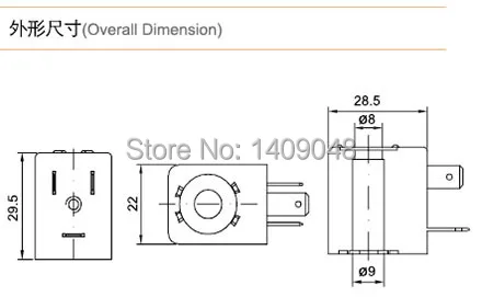 GOGO 4V210-06/08 4V220-06/08 4V230C 2P025-06/08 2V025-06/08 3V1-06 Тип вилки 24VDC 12V DC 220V AC 110V AC соленоидная катушка клапана