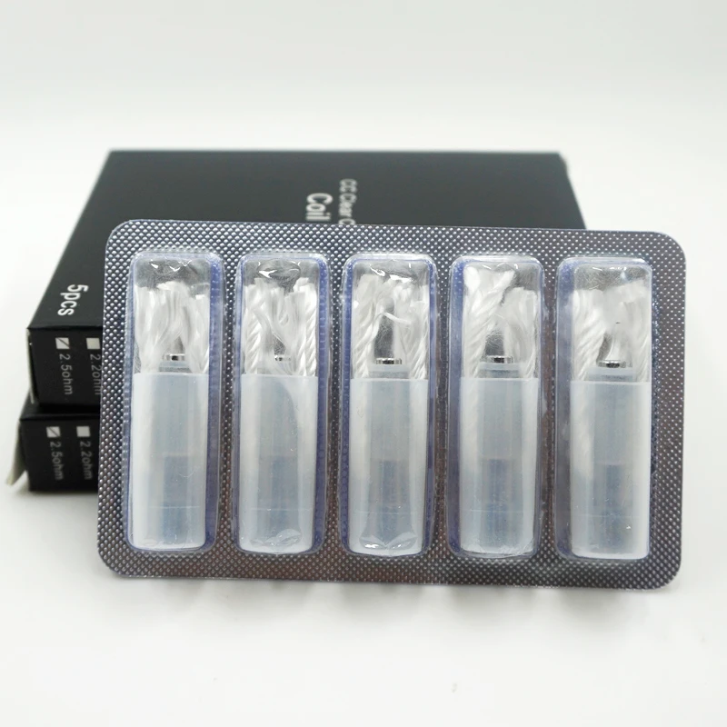 10PCS Kanger T2 Coil electronic cigarette coil head 1.8ohm 2.2ohm 2.5ohm Kangertech Heating core for Atomizer | Электроника