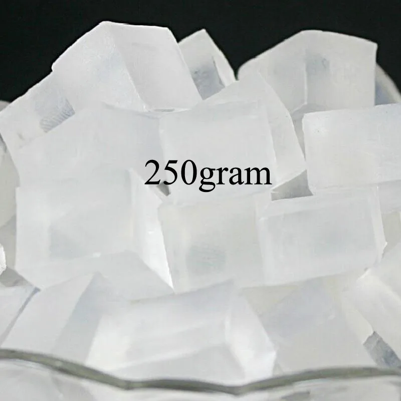 250g transparent Г мыльная основа г натуральный 250 прозрачный домашний белый мыльная основа материал - Цвет: 250g transparent