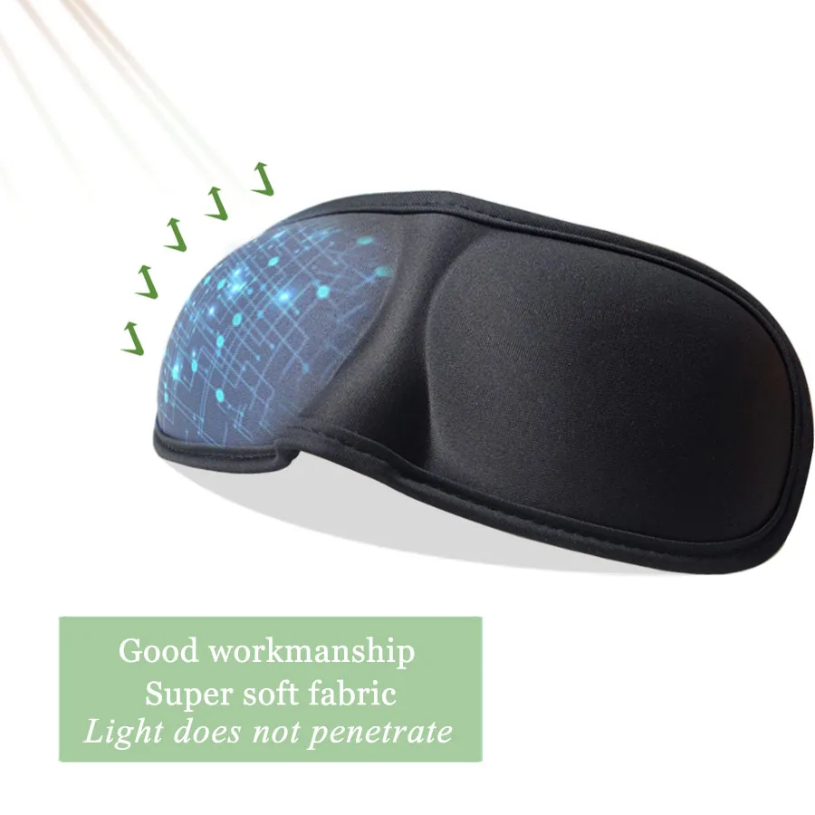 3D ультра мягкая маска для сна Милые Маски глаз путешествий отдыха ночной дышащий