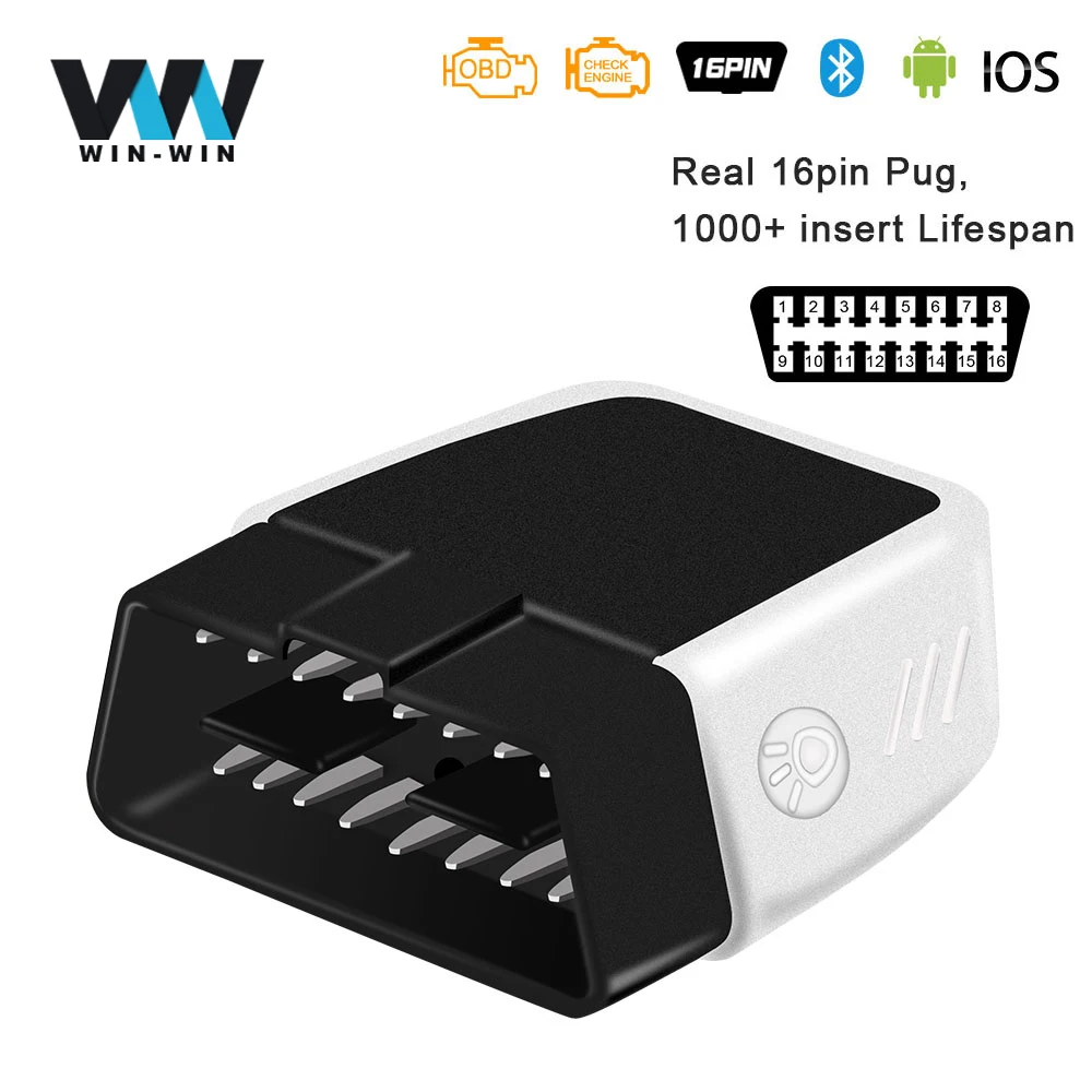 ELM327 V2.2 лучше чем ELM 327 V1.5 PIC18F25K80 OBD2 сканер автомобиля Bluetooth 4 0 Автомобильный
