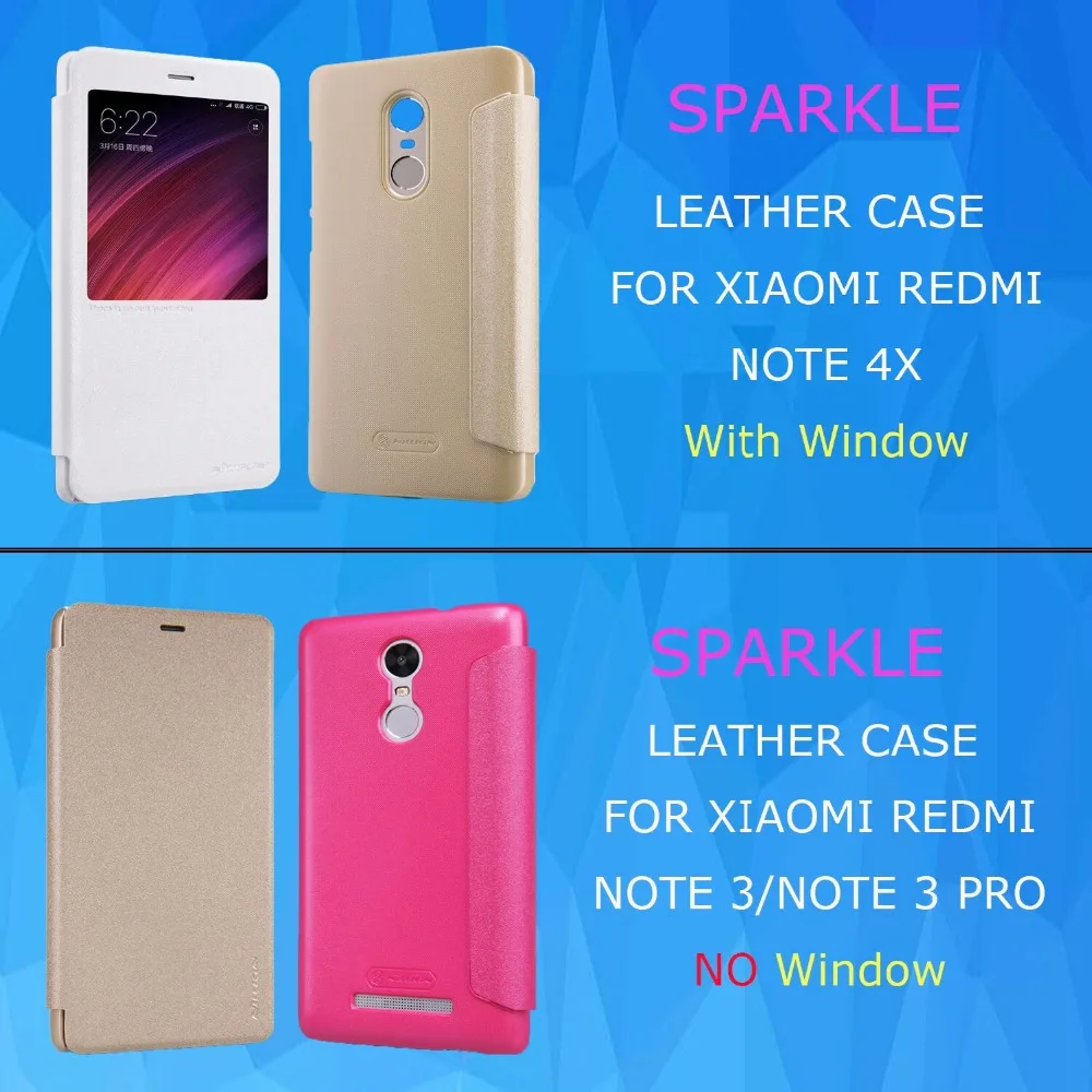 Чехол-книжка NILLKIN для Xiaomi Redmi Note 3 PRO пластиковый чехол из искусственной кожи серии