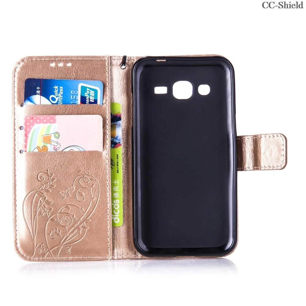 Флип-кейс для Samsung Galaxy J2 J 2 2015 J200 J200H J200M J200Y SM-J200H SM-J200M SM-J200Y кожаный чехол телефона со
