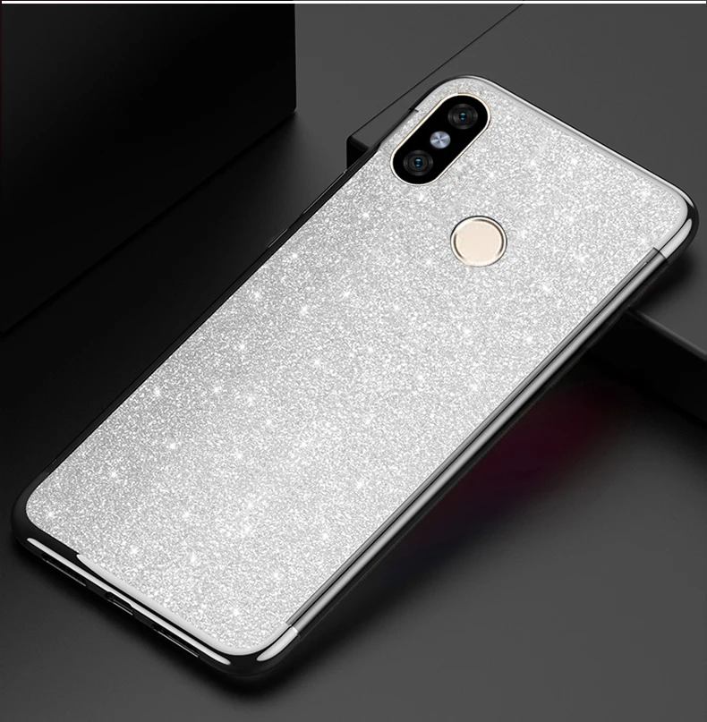 Чехол для Xiaomi Mi 8 Lite цветной Блестящий Мягкий чехол SE чехол|Бамперы| |