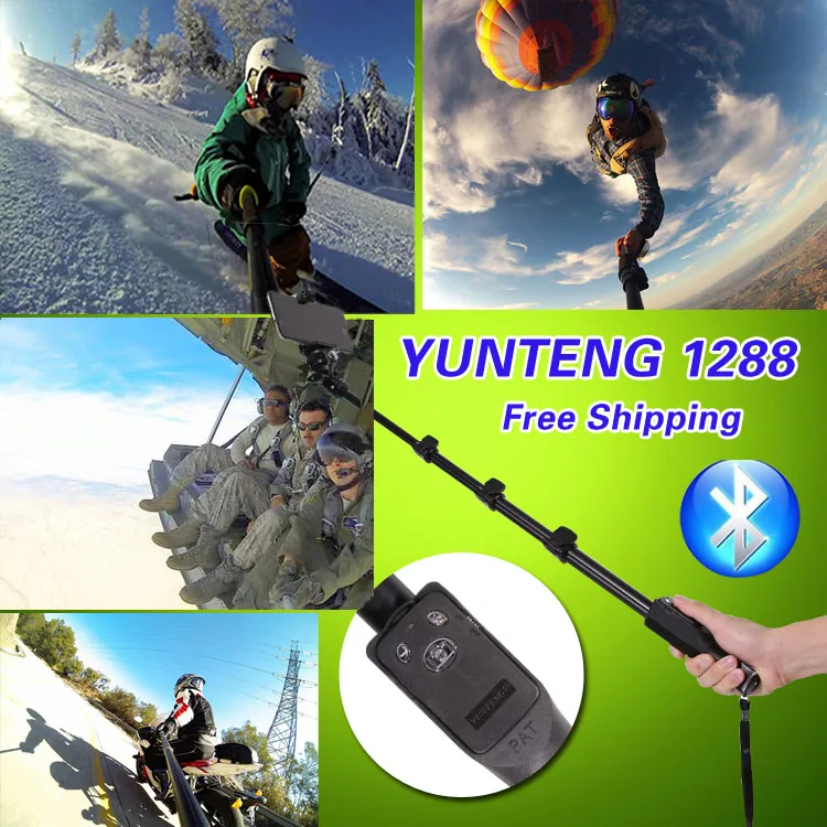 Оригинальный YUNTENG Bluetooth беспроводной монопод с пультом дистанционного