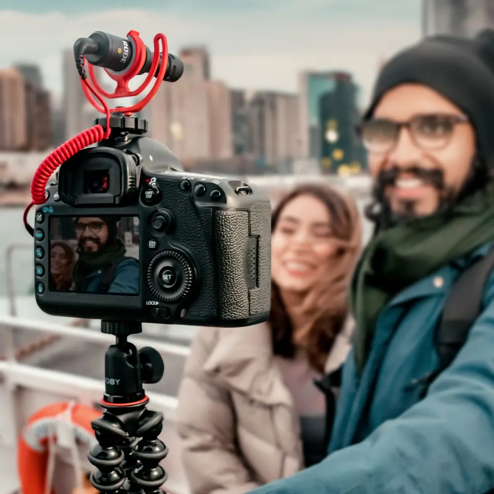 Rode VideoMicro микрофоны 3 5 мм TRS видео Запись микрофон Rycote Lyre амортизатор для iPhone Android